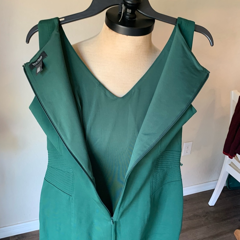 White House Black Market Green Dress - Picture 8 of 12